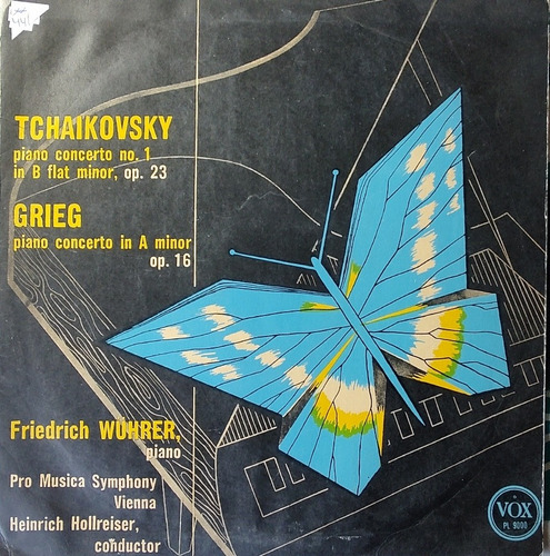 Vinilo Lp  De Tchaikovsky  - Grieg -- Friedrich Wuhre(xx441.
