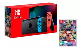 Nintendo Switch 32gb Standard Neon 2.0 Y Juego Mario Kart 8