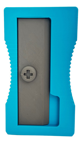Porta Lapices Y Plumas Sacapuntas Gigante Para Niños Azul