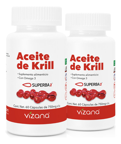 Aceite De Krill En Capsulas (120caps-700mg) Vizana Nutrition Sabor N/a