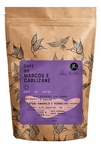 Imagem 1 de 1 de Café Do Marcos E Carlizane 250g - Grãos