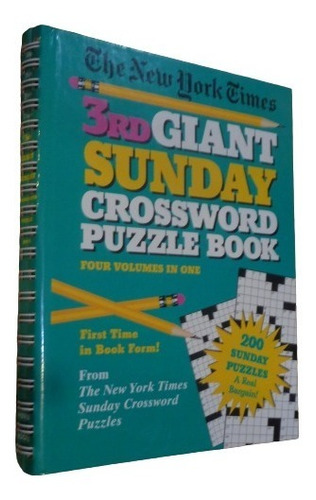 The New York Times 3rd Giant Sunday Crossword Puzzle Books 