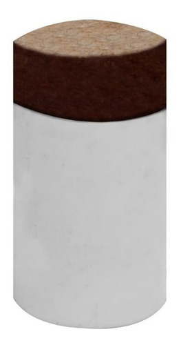 Ponteira Plástico Branco Virola 15 Mm Taco De Sinuca Bilhar