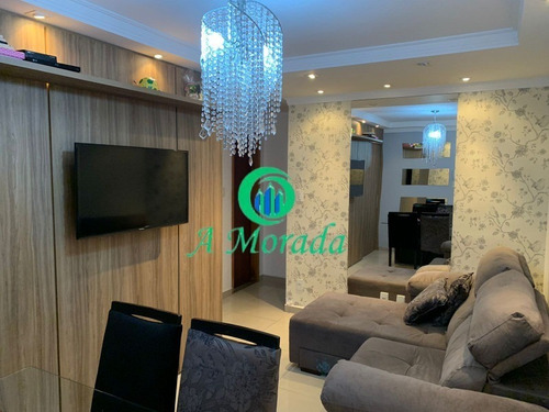 Imagem 3 de 21 de Lindo Apartamento No Jardim Las Vegas Com Móveis Planejados - Ap03591 - 70448694