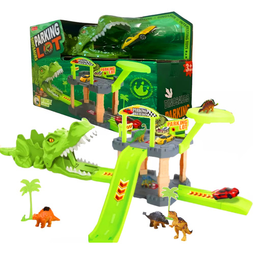 Pista Para Carrinhos Hot Wheels Dinossauro Mais Carrinho