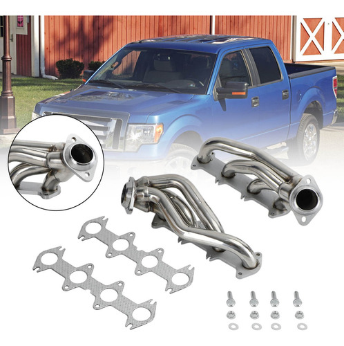 Headers Ford F150 04-10 King Ranch Lariat 5.4l V8 Xl Xlt