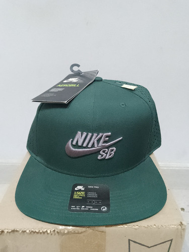 Gorra Nike Sb( Usado) Verde Musgo Xl