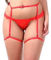 Comprar Cinta Liga Regulável Sexy Lingerie Sensual Moda Íntima