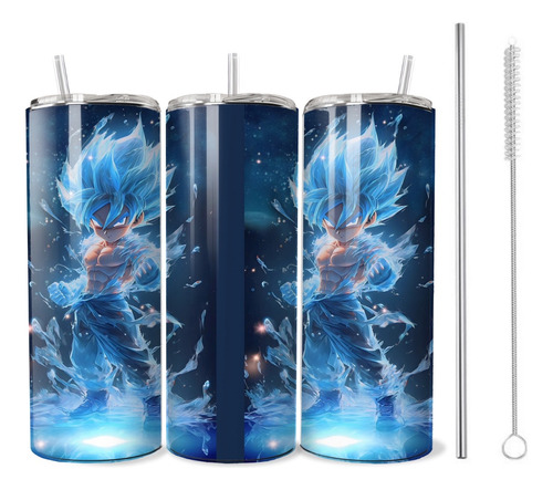 Termo Goku Dragón Ball Súper Saiyan 600ml Acero Inoxidable 