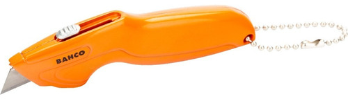 Cutter Retractil Trincheta Bahco Kmu-01 Cuerpo De Aluminio Color Naranja