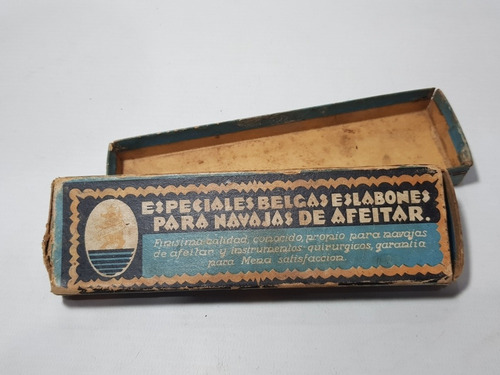 Imagen 6 de 7 de Antigua Piedra Afilar Navaja 1930 Alemana Con Caja Mag 58675