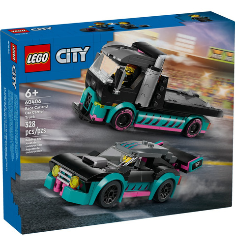Lego 60406 Coche De Carreras Y Camión De Transporte