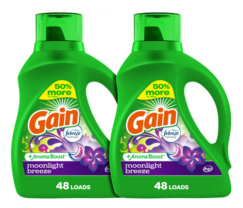 Gain + Aroma Boost - Jabn Lquido Detergente Para Ropa, Aroma