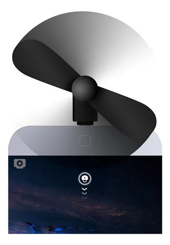 Ventilador Mini Para Celular iPhone 3 En 1 Tipo  C Micro Usb