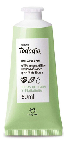 Tododia Crema Natura Para Pies Hojas De Limón Y Guanábana