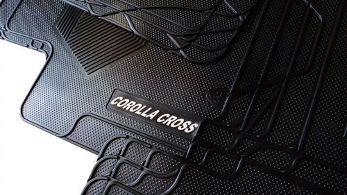 Tapete Borracha Pvc Corolla Cross 2021 A 2024 Linha Premium