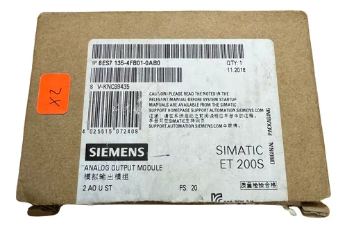 comprar Módulo De Salida Analógica Siemens 6es7 135-4fb01-0ab0