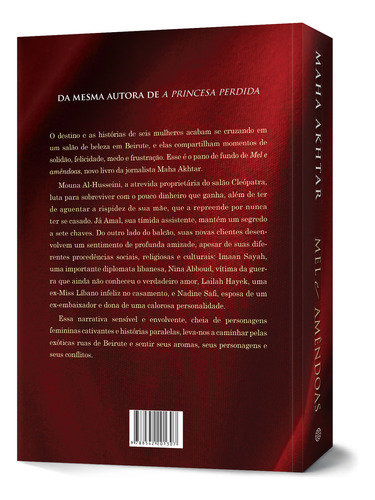 Mel e amêndoas, de Akhtar, Maha. Editorial Editora Planeta do Brasil Ltda., capa mole em português, 2013