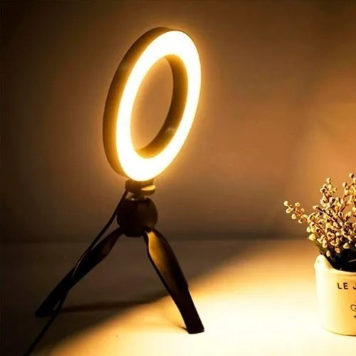 Ring Light 8 Polegadas Maquiagem Stream Youtube Foto Vídeo