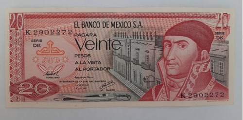 Billete 20 Pesos 1977