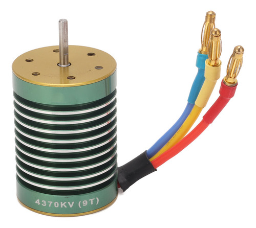 Motor Sin Escobillas Rc F540 9t 4370kv, Eje Impermeable De 3