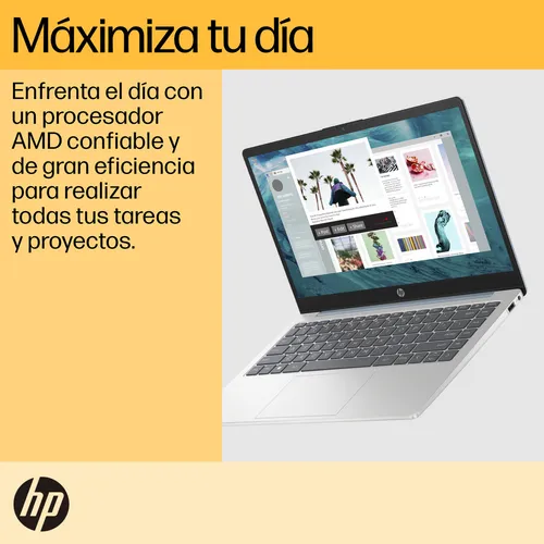 Portátil HP 14-em0021la AMD Ryzen 5 16 GB RAM 512 GB SSD 14" FHD Windows 11 Home