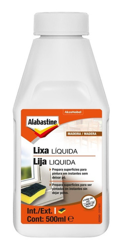 Imagen 1 de 7 de Alabastine Lija Liquida 500 Ml Alba Mm