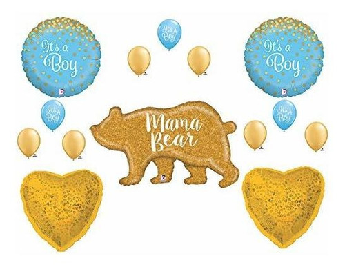 Globos De Fiesta Infantil Mama Bear It's A Boy Shower Party 