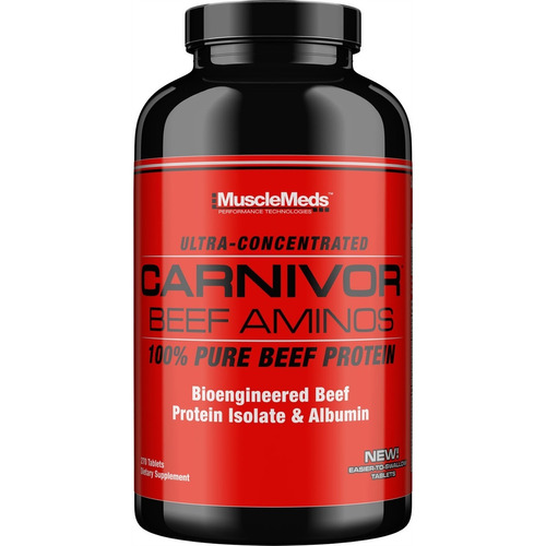 Carnivor Beef Aminos Musclemeds 100% Pure Protein 270 Tabs