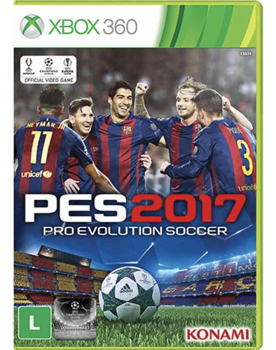 Jogo Pes 2017 Pro Evolution Soccer - Xbox 360 Mídia Física (Recondicionado)
