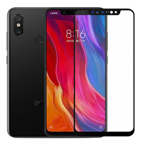 Protector Templado Full Glue Para Xiaomi Mi8 Mi 8 Se Pro