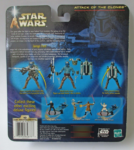 Star Wars Jango Fett Electronic Backpack - Att.clones (Usado)