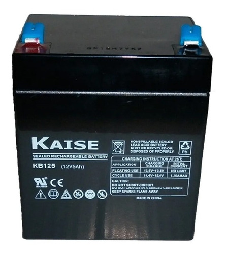Bateria Gel Kaise Kb125 12v- 5a