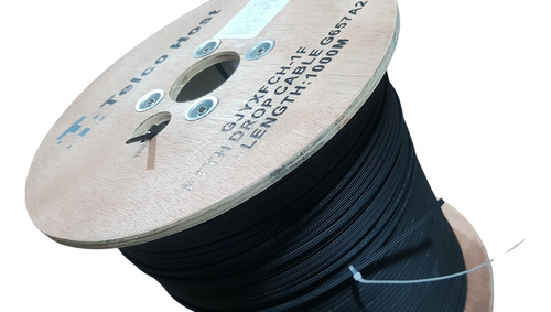Fibra Drop Th 1 Hilo Con Mensajero 1km