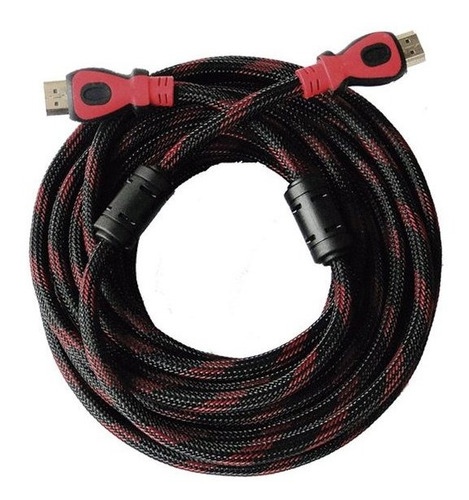 Imagen 2 de 2 de Cable Hdmi 25 Metros Doble Filtro Enmallado