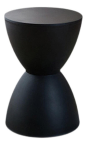 Taburete De Pie Otomano Estable Cómodo Elegante Negro