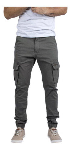 Pantalon Cargo Ufo  Jogger Con Puño