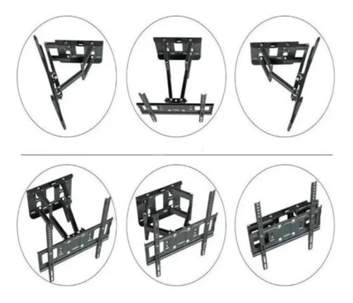 Soporte De Tv Pared Doble Brazo Articulado 32 -70  60 K Vesa