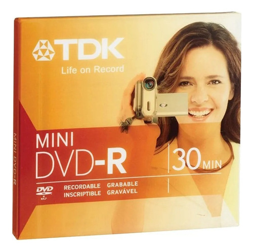 Mini Dvd Tdk Para Sony Handycam 30 Min 1.4gb - Factura A / B