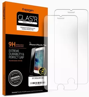 Vidrio Templado Spigen iPhone 6s Plus 6 Plus X2 Pack Case