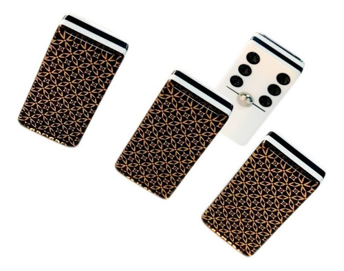 Domino Rombos Dorado + Baraja Faisan Española Azul + Cubilet