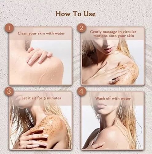 Imagen 5 de 7 de Exfoliante Facial Y Corporal Hidrata Aclara Manchas Arrugas