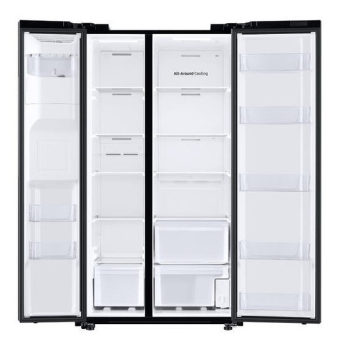 Imagen 2 de 10 de Refrigeradora Side By Side Samsung 27cp Rs27t5200b1/ap