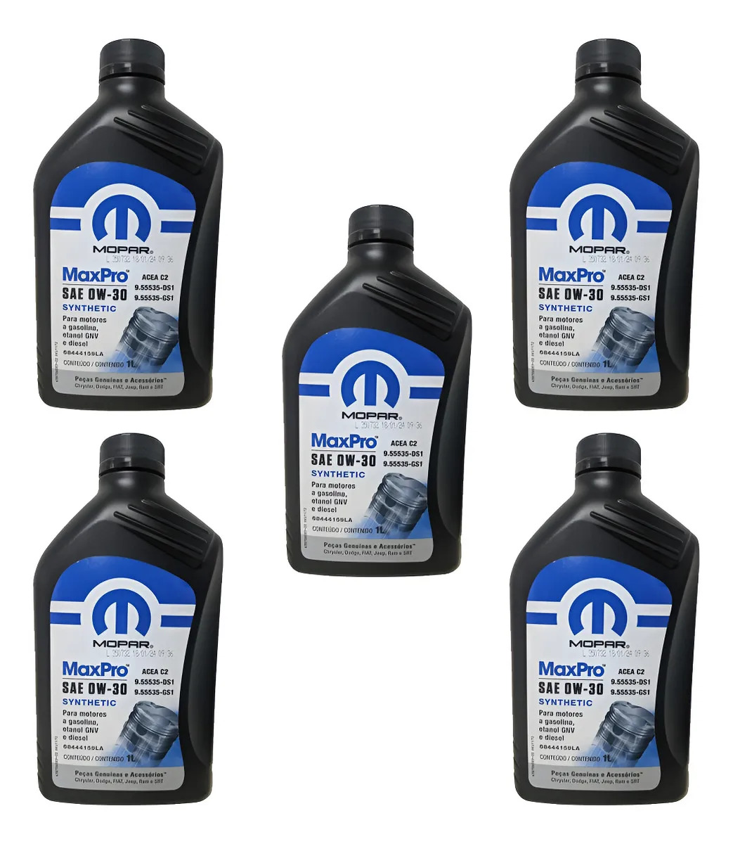 Óleo Motor Sintético Mopar Maxpro 0w30 5l K68444159la