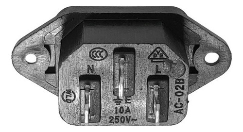 Conector Ac Tripolar P/ Panela Arroz Air Fryer Universal
