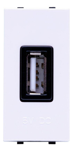Tomada Usb 750ma - 1 Módulo Cor Branco
