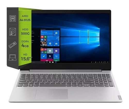 Notebook Lenovo Ideapad S145 A4 9125 4gb 500gb 15,6 W10