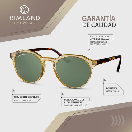 Imagen 5 de 7 de Anteojos Lentes De Sol Rimland Blink