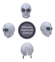 Comprar Máscara Alien Gris Extraterrestre De Látex Halloween Terror