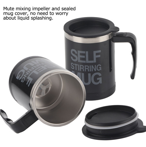 Taza Agitadora Eléctrica 301-400 Ml De Acero Inoxidable